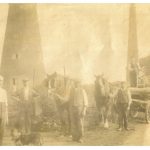 Old Mill - Workers Taking Corn To Be Ground