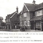 Three Horse Shoes - Black Smith on Left